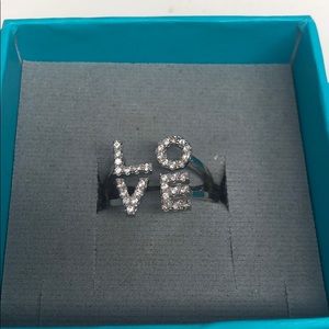 LOVE Size 7 Ring, NWT